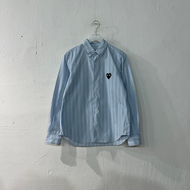 꼼데가르송 스트라이프 셔츠 여성M