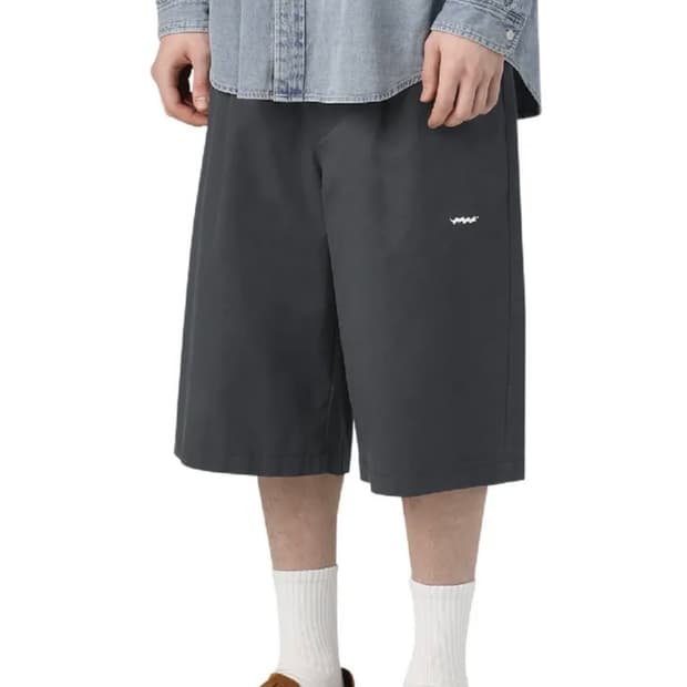 예스아이씨 SN-Wide Shorts Navy 와이드쇼츠 버뮤다