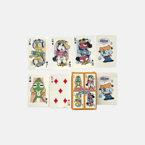 개구리 중사 케로로 미니 트럼프 카드