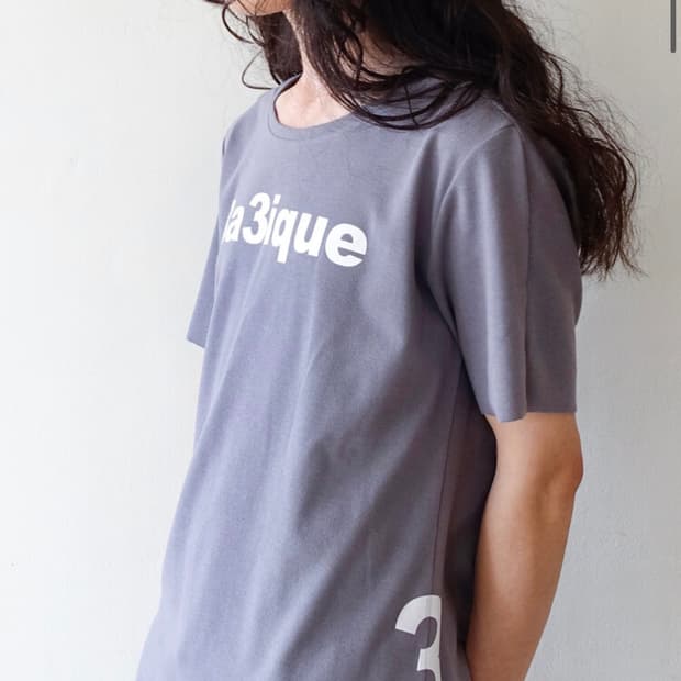 샵페어리 loose logo t-shirt (deep grey) 