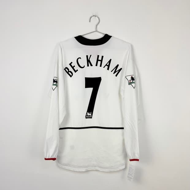 02-03 맨유 어웨이 베컴 긴팔 유니폼
