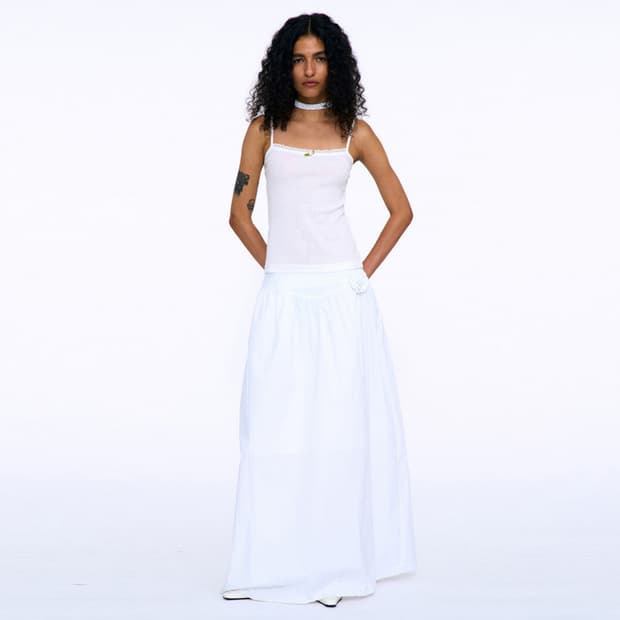 파르티멘토(PARTIMENTO) 플로럴 맥시스커트 55-66 새상품