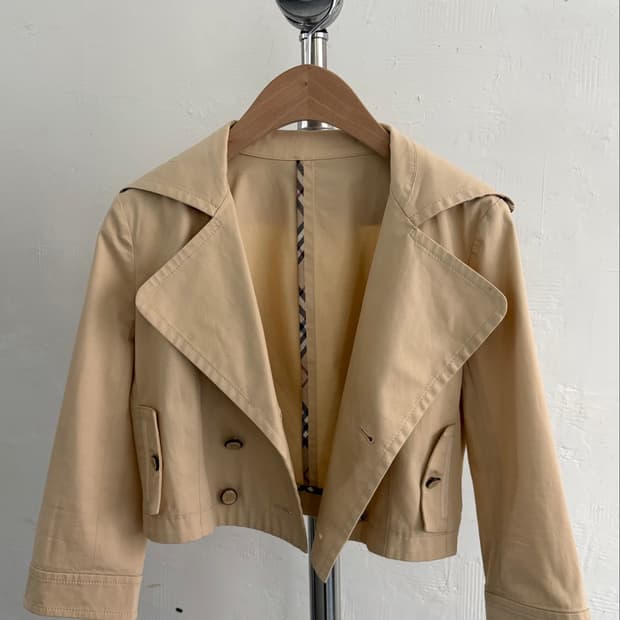 Burberry 버버리 블루라벨 숏 트렌치 자켓