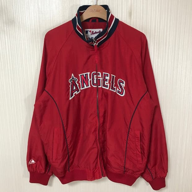 MLB 마제스틱 애너하임엔젤스 구형어센틱 프리미어자켓 주니어XL