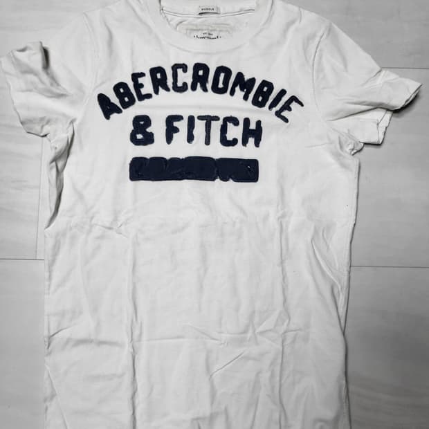 빈티지 아베크롬비 반팔 데미지 디테일