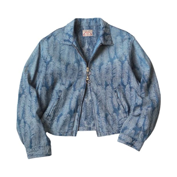 [Kapital] 캐피탈 12온즈 맥파이 데님 드리즐러 자켓 라이트인디고