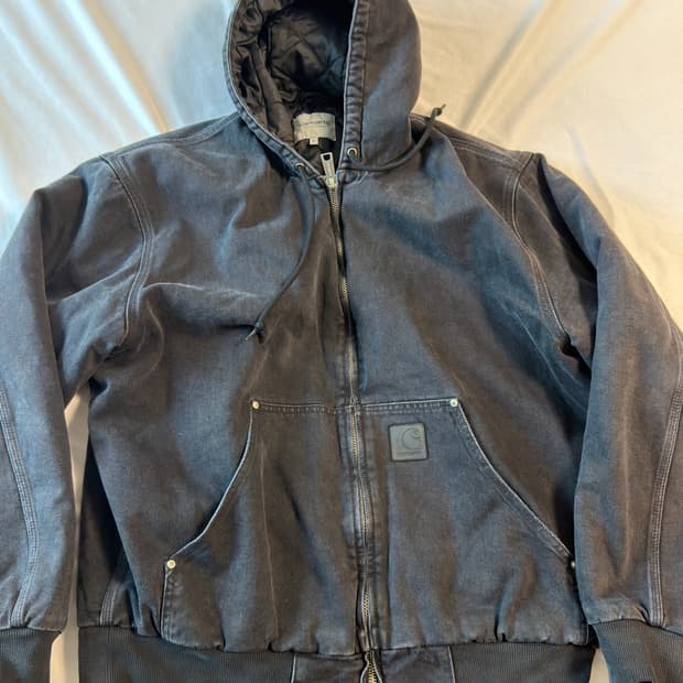 칼하트 WIP OG 액티브 리벳 자켓 블랙 L사이즈