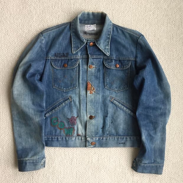 70‘s wrangler 124mj 126mj  데님 트러커 자켓