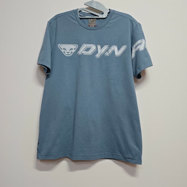 다이나핏 로고 반팔 티셔츠 블루100