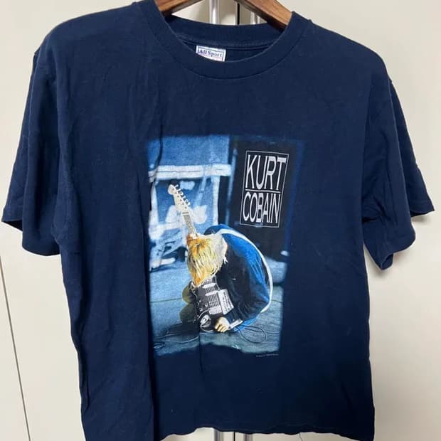 빈티지 너바나 티셔츠