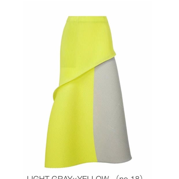 이세이미야케 릿지 스커트