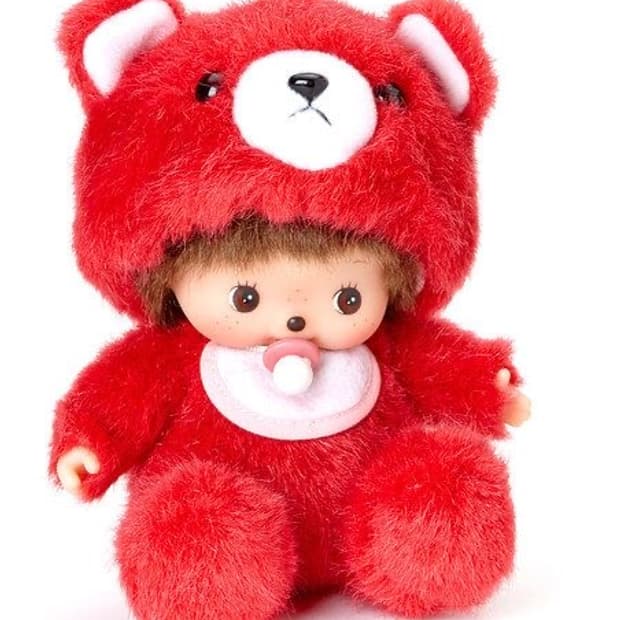 몬치치 베비치치 레드 베어 인형