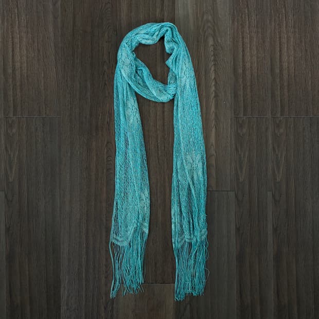 Mint Glitter Scarf