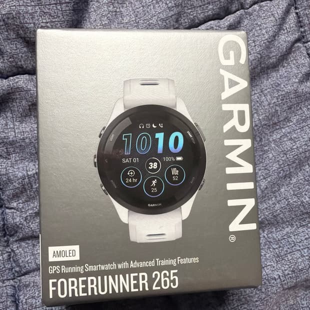 가민 포러너265 화이트 미개봉