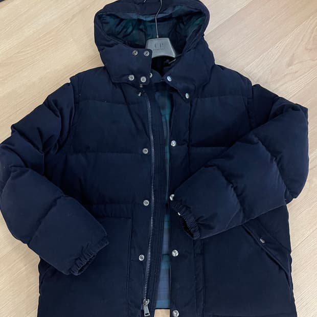 폴로  코듀로이 패딩 조끼 탈착 XL