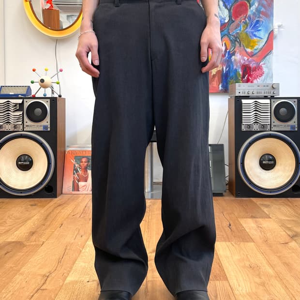 [M] 요지야마모토 aar 스트라이프 팬츠