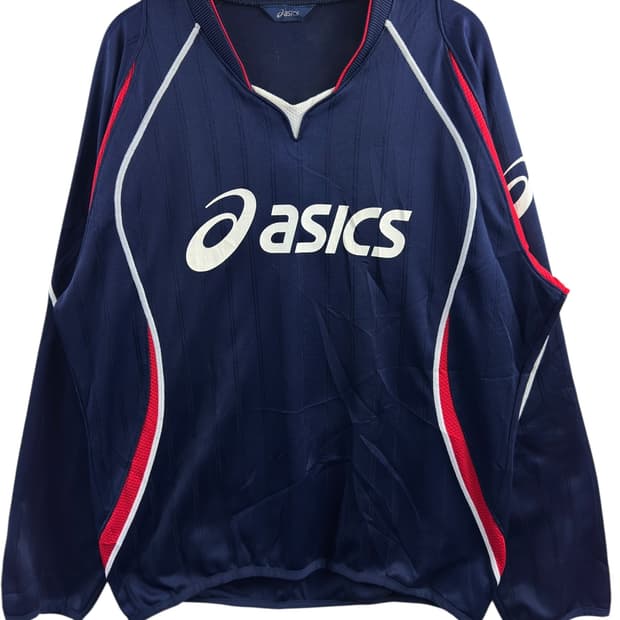 아식스 네이비 웜업1483