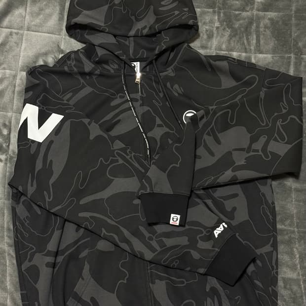 배이프 에이프 후드집업 XL