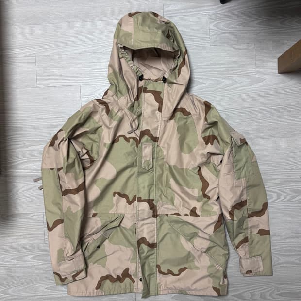 미군 데저트 카모 콜드웨더 파카