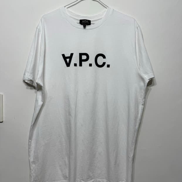 아페쎄 APC 로고 반팔 티셔츠 XL
