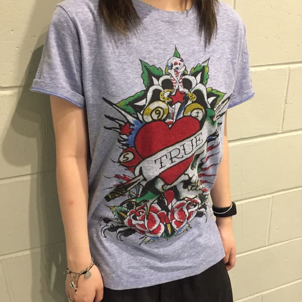 Ed Hardy 에드하디 해골&하트 반팔