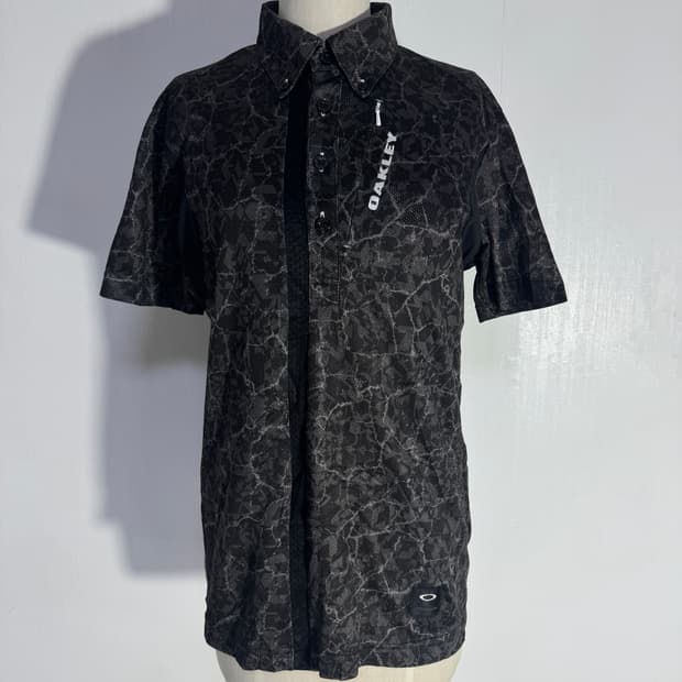 오클리 마블 패턴 기능성 폴로 셔츠