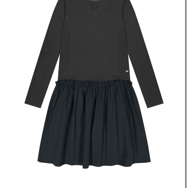 코이세이오 투웨이 셔링 원피스 차콜