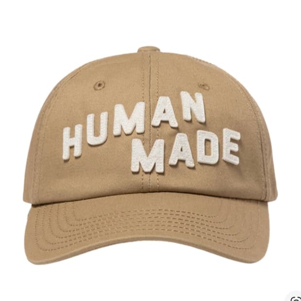 휴먼 메이드 6 패널 트윌 캡 베이지