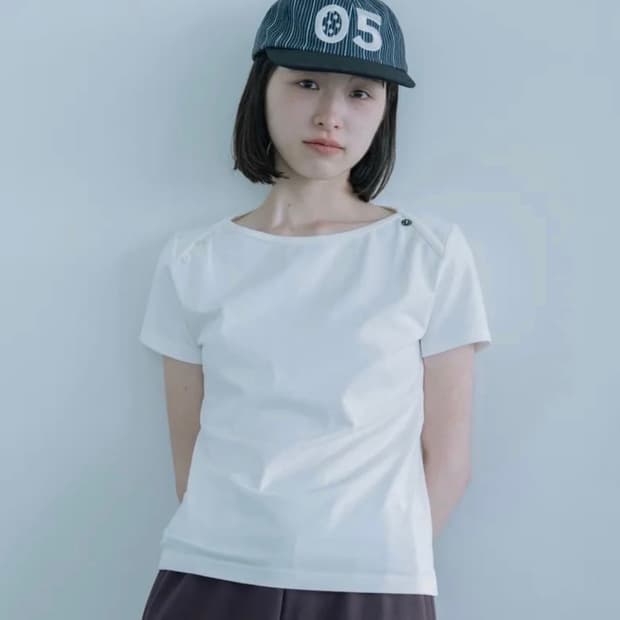 오헤시오 반팔티 dot button t-shirt 닷버튼 티셔츠