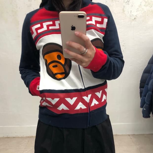 베이프 베이비 마일로 집업 자켓