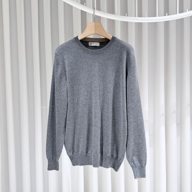 52 / 브루넬로쿠치넬리 캐시미어 그레이 니트