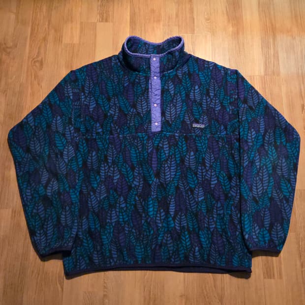 (XL)파타고니아 Usa 90s 리프패턴 신칠라