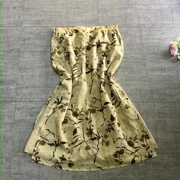 일본빈티지 Missel 히구미모리걸 달천깔페어리 보헤미안 롱스커트