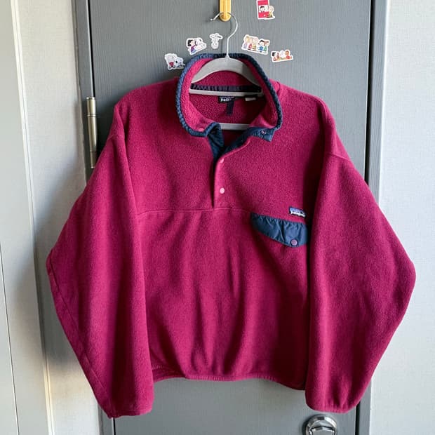 (L) 파타고니아 90s 빈티지 신칠라 딥핑크 자메이카