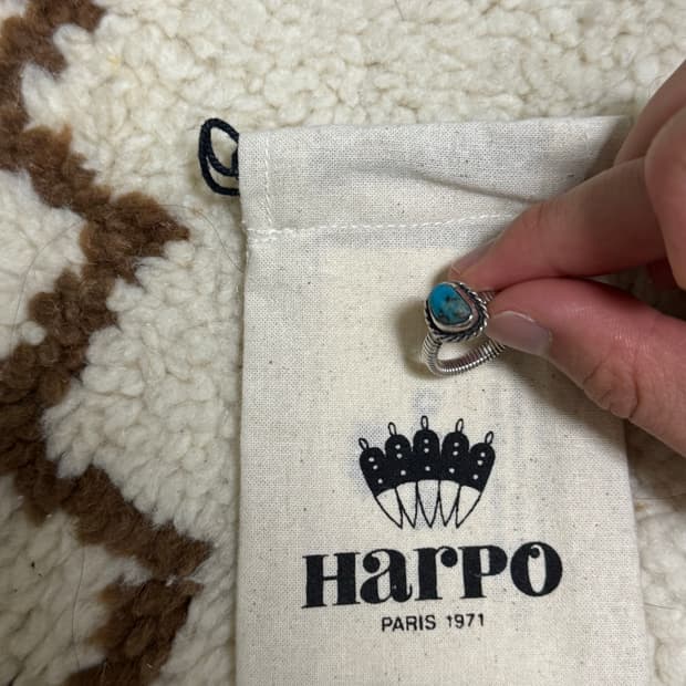 아르포파리 harpo paris 터키석 반지