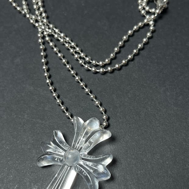 크롬하츠 야오야마 20주년 클리어 목걸이 