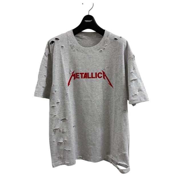 Vintage metallica destroyed short t