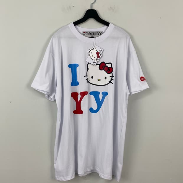 OPEN YY x 헬로키티 반팔티 M/L <197>