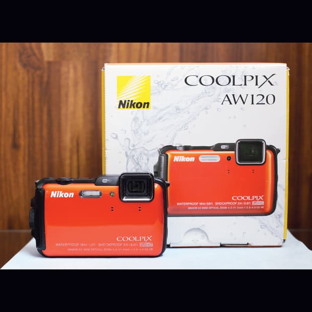 레어<민트급><한글>니콘 쿨픽스 aw120 (aw100) 빈티지 디카