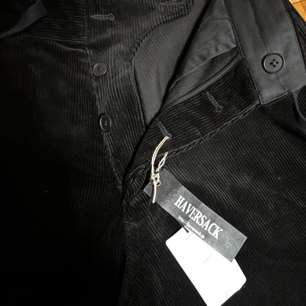 하버색 코듀로이 팬츠 새상품