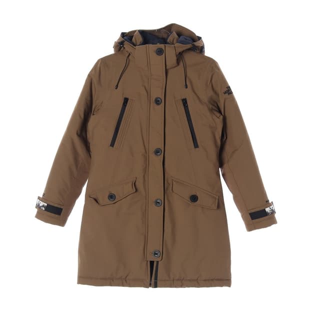 노스페이스 브라운 사파리 패딩 80