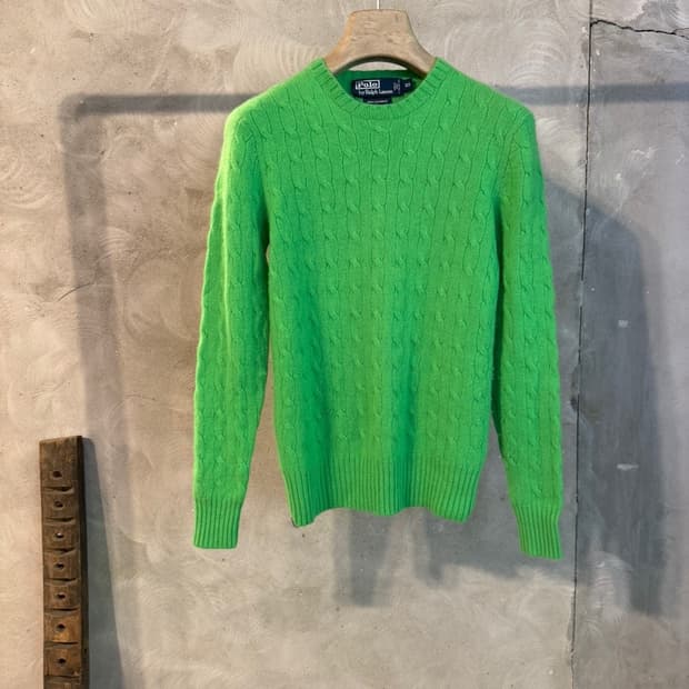 폴로 랄프로렌 캐시미어 케이블 니트 55~66