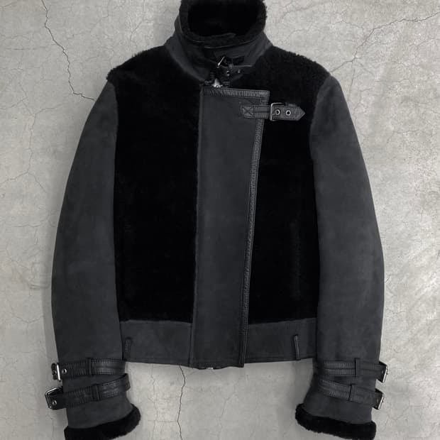 애쉬 쉽스킨 시어링 자켓