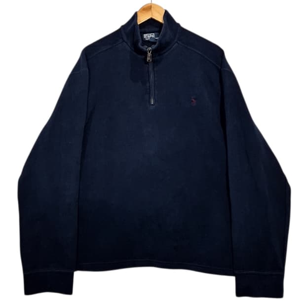 폴로 랄프로렌 반집업 니트