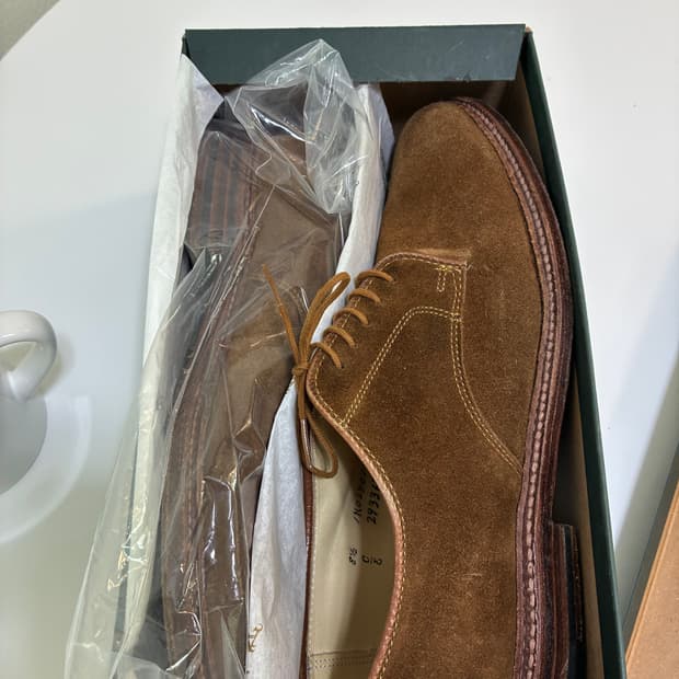 알든 29336f 스너프스웨이드 언라인드 더비 8.5 c/e