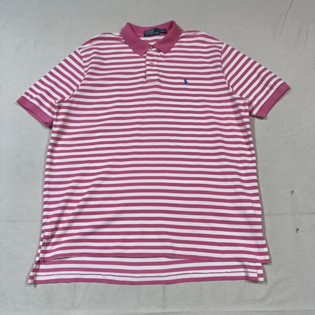 XL) 폴로 랄프로렌 클래식 PK 반팔 카라티 핑크