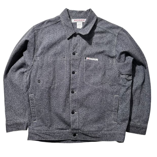 아비렉스 데님 트러커 자켓