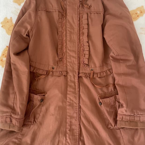 모리걸 빈티지 엑시즈팜 axesfemme 레이스 야상자켓 💗🧡🎀