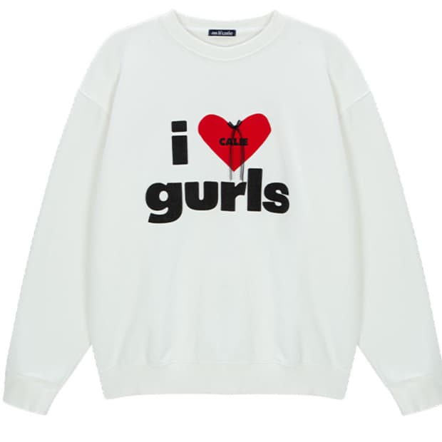 에즈이프 캘리 맨투맨 화이트 free