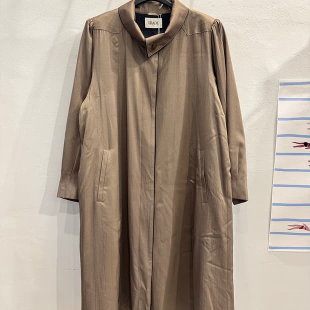 japan vintage 모소재 내피 탈착 트렌치